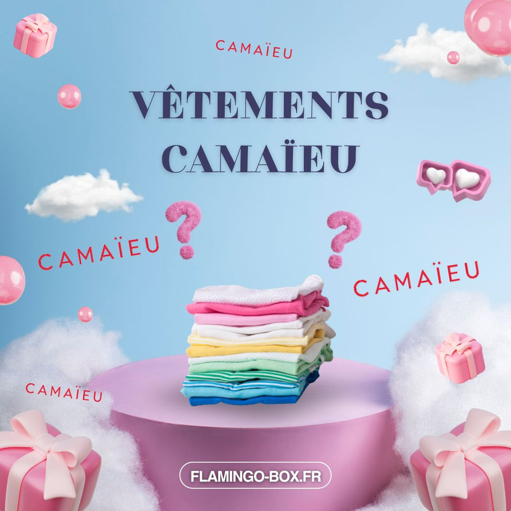 Box Premium Camaïeu de vêtements mélangés neuf avec étiquettes Type manteaux vestes